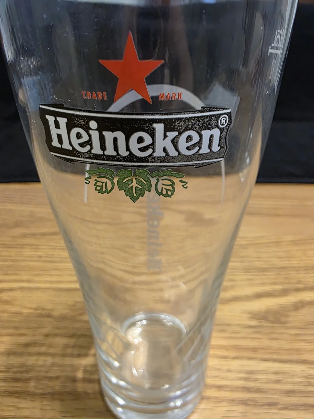 Budweiser And Heineken Beer Glasses